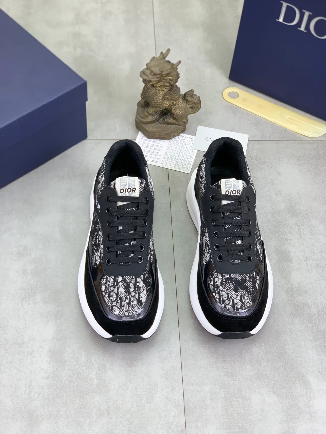 Men's Men's Shoes💰P420💰[New Style]🆘[Dior] 2025 Dior Original Lace-up Low-top Men's Shoes Classic casual shoes🔥This model is the official flagship model, with high quality and made by famous original designers. It is made of high-quality cowhide with original materials➕comfortable and breathable mesh lining➕pigskin insole. The perfect last shape and generous and fashionable design have attracted many consumers. Suitable for drivers to drive🚗. What you want is the best quality in the market. Color 4️⃣Code number: 38--44 (45 customized)